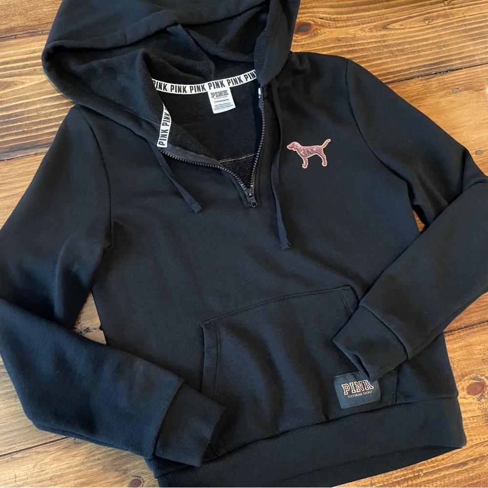 PINK - Rose gold bling pullover